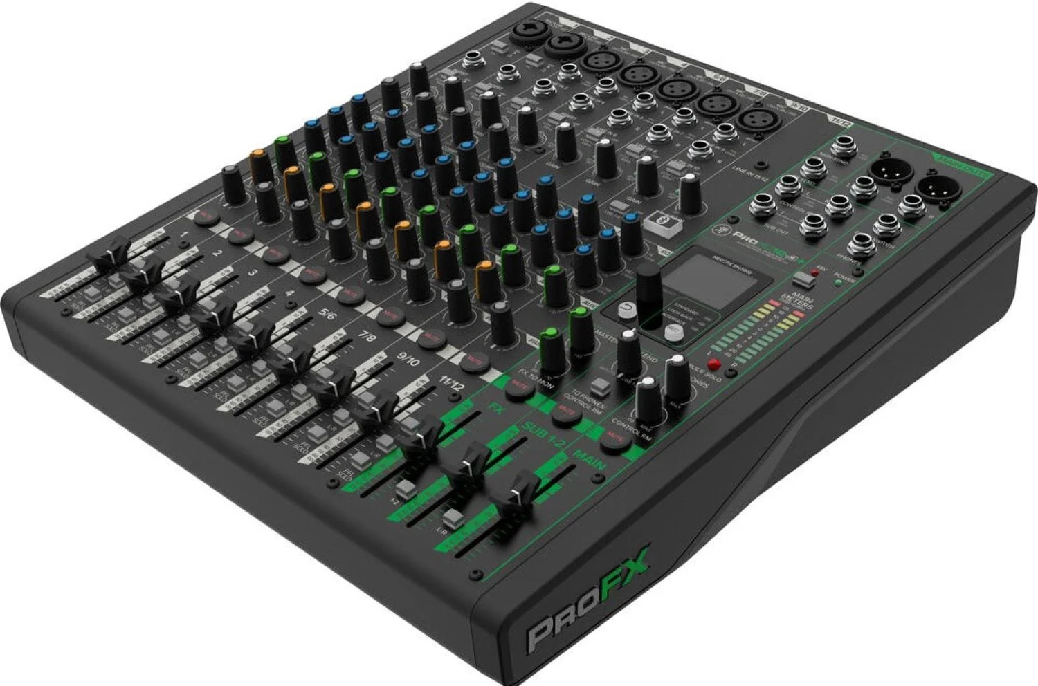 Mackie ProFX12v3+ 12-Channel Analog Mixer with Enhanced FX/USB Recording Modes/Bluetooth - Image 7