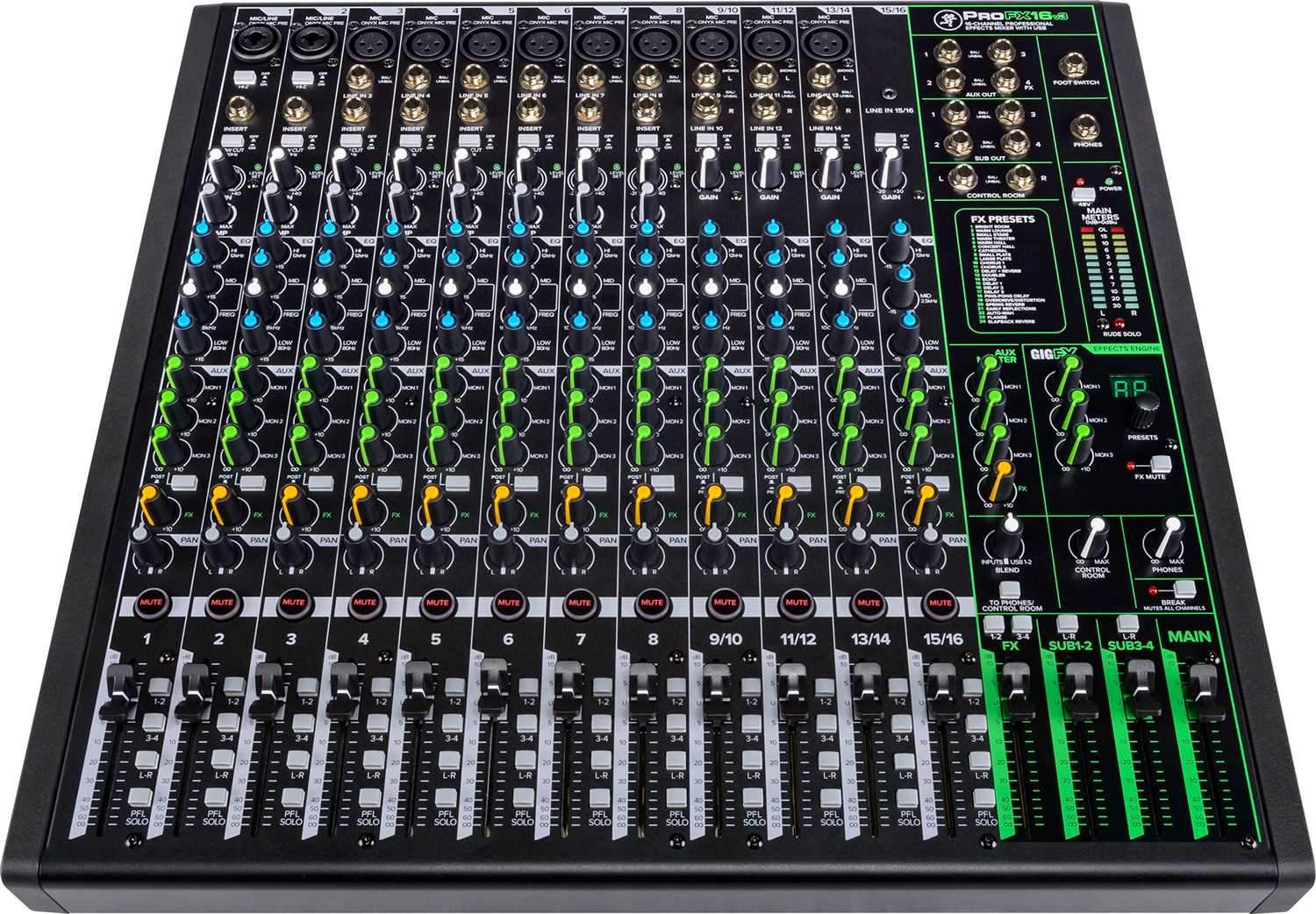 Mackie ProFX16v3 16-Channel 4-Bus Effects Mixer with USB - Image 3