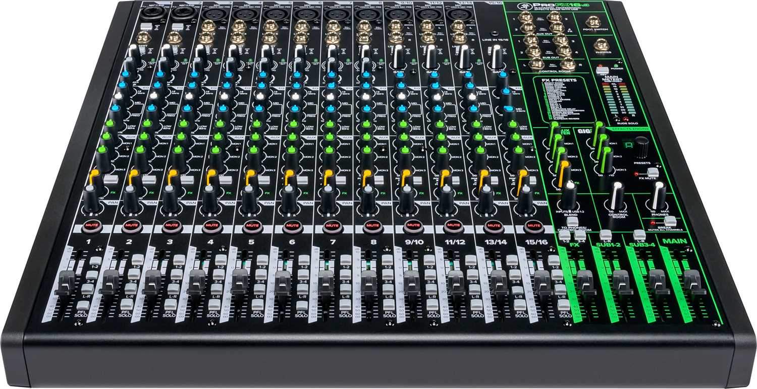Mackie ProFX16v3 16-Channel 4-Bus Effects Mixer with USB - Image 4