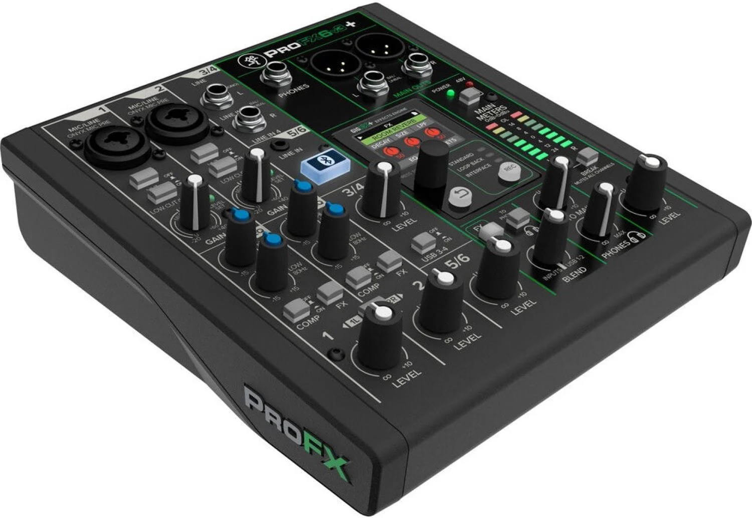 Mackie ProFX6v3+ 6-Channel Analog Mixer with Enhanced FX/USB Recording Modes/Bluetooth - Image 2