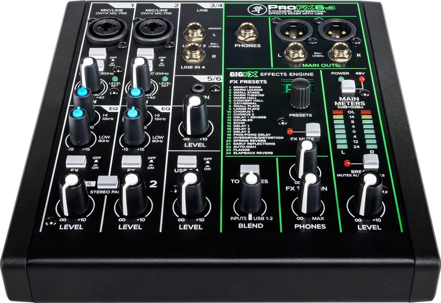 Mackie ProFX6v3 6-Channel Effects Mixer with USB - Image 4