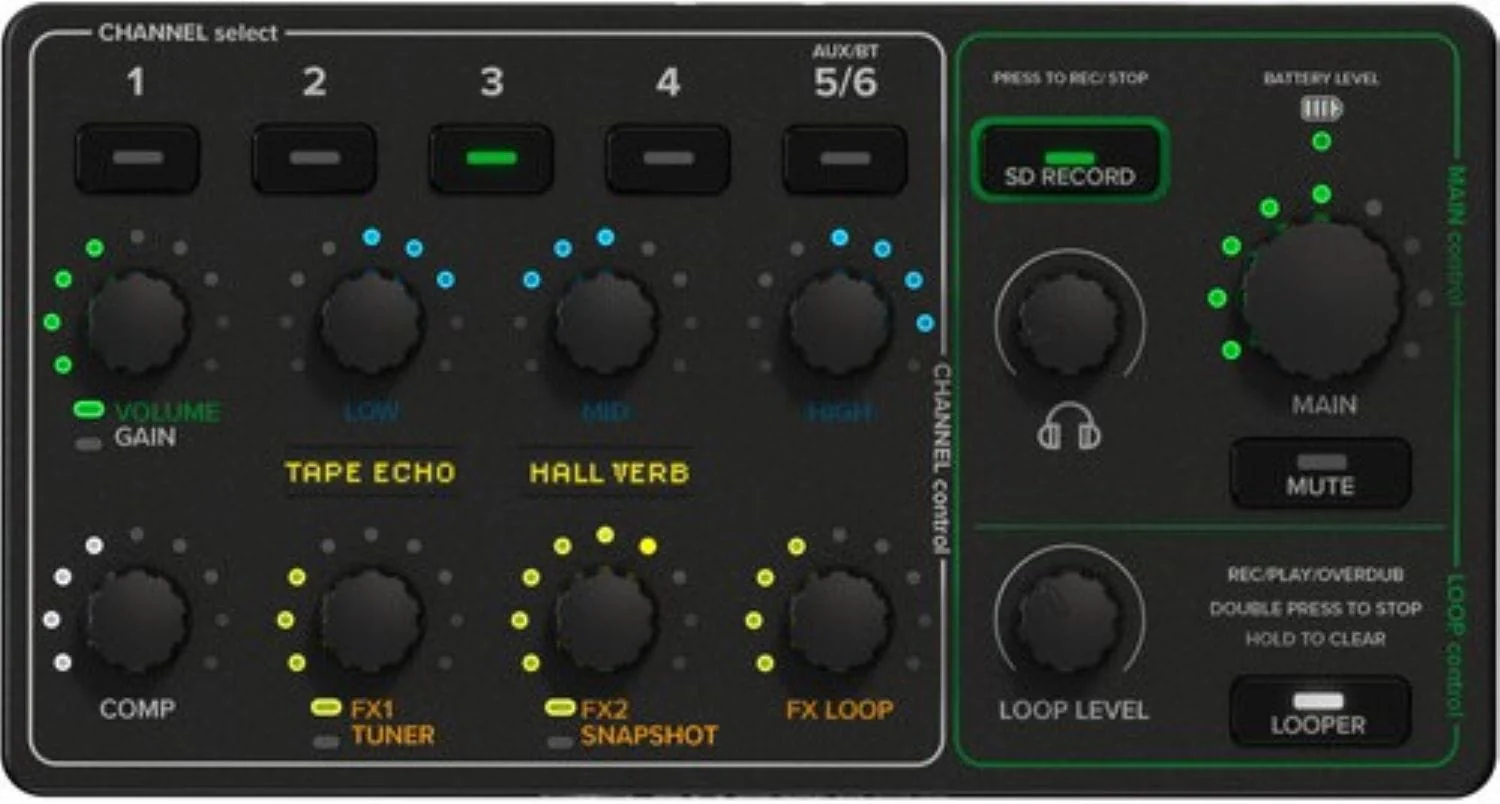 Mackie ShowBox Battery Powered All-In-One Performance Rig With Breakaway Mix Control - Image 14