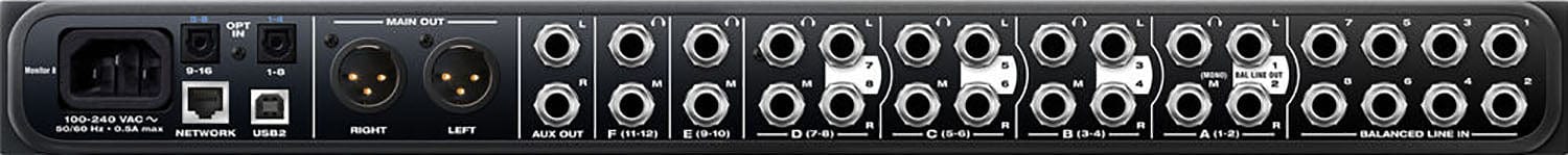 MOTU Monitor 8 Monitor Mixer / Headphone Amp and USB-2 / AVB Audio Interface - Image 4