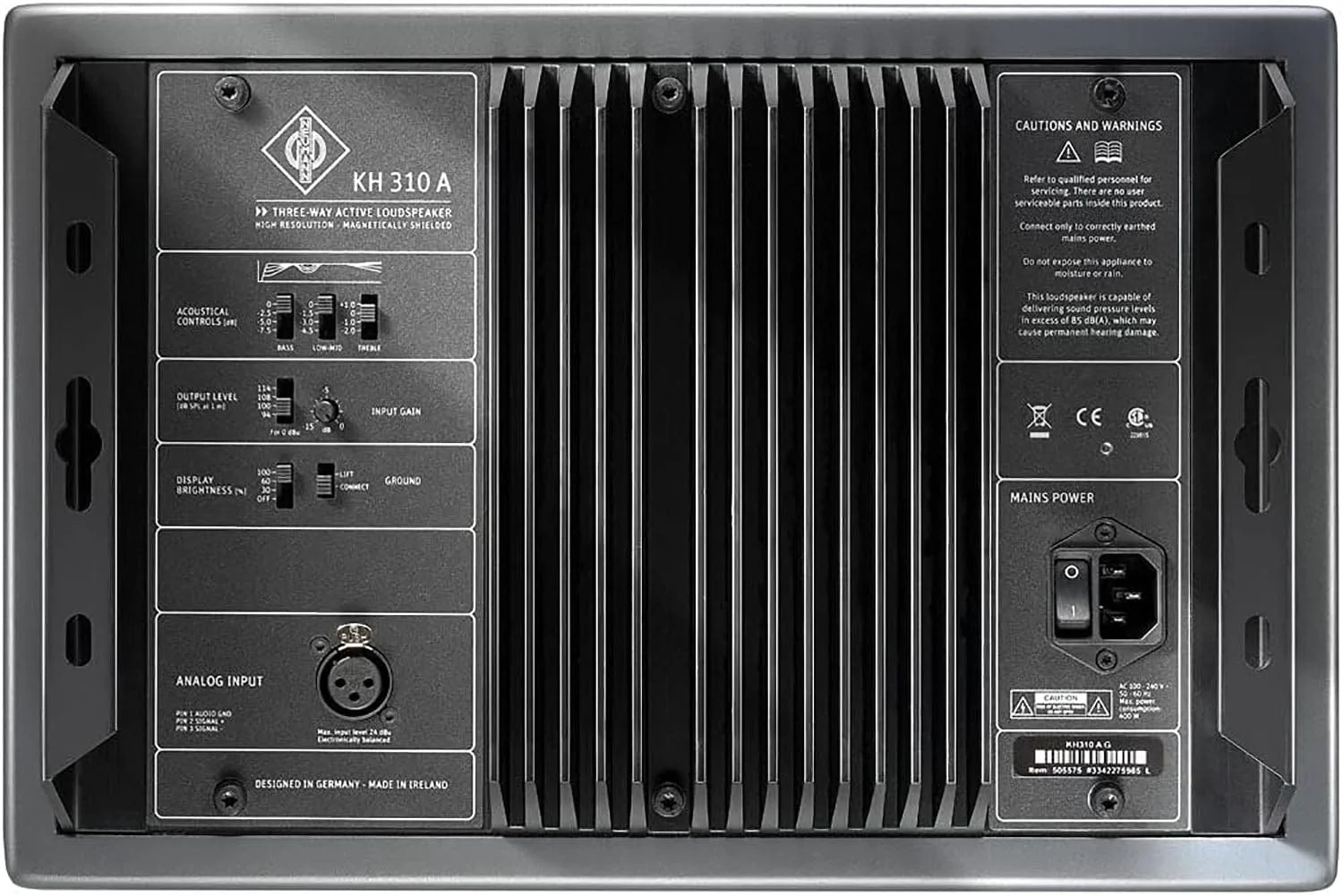 Neumann KH-310-A-L-G 3-Way Active Near-Field Studio Monitor - Left Version - Image 4