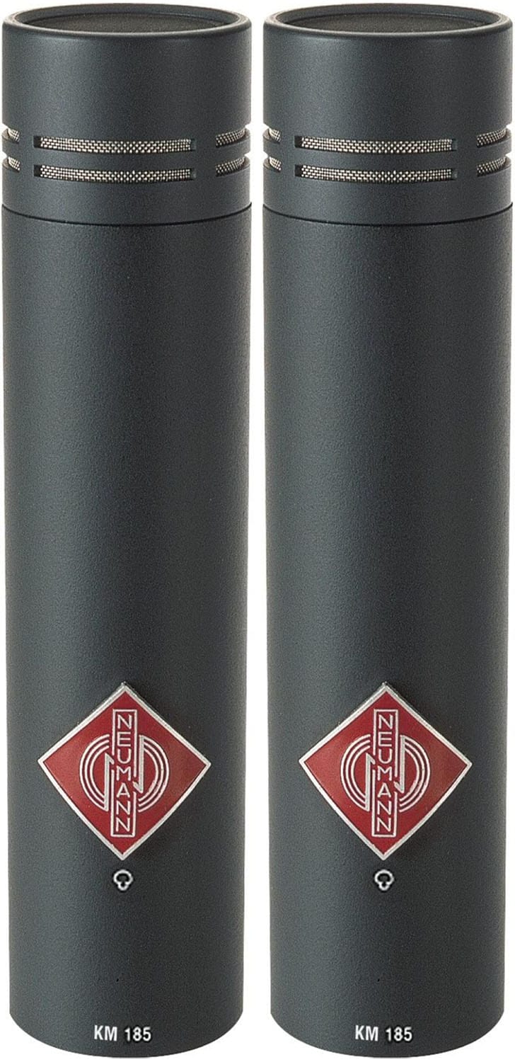 Neumann KM-185-MT-STEREOSET Stereo Microphone Set with 2x KM 185/2x SG 21 BK/2x WNS 100/Box - Black - Image 3