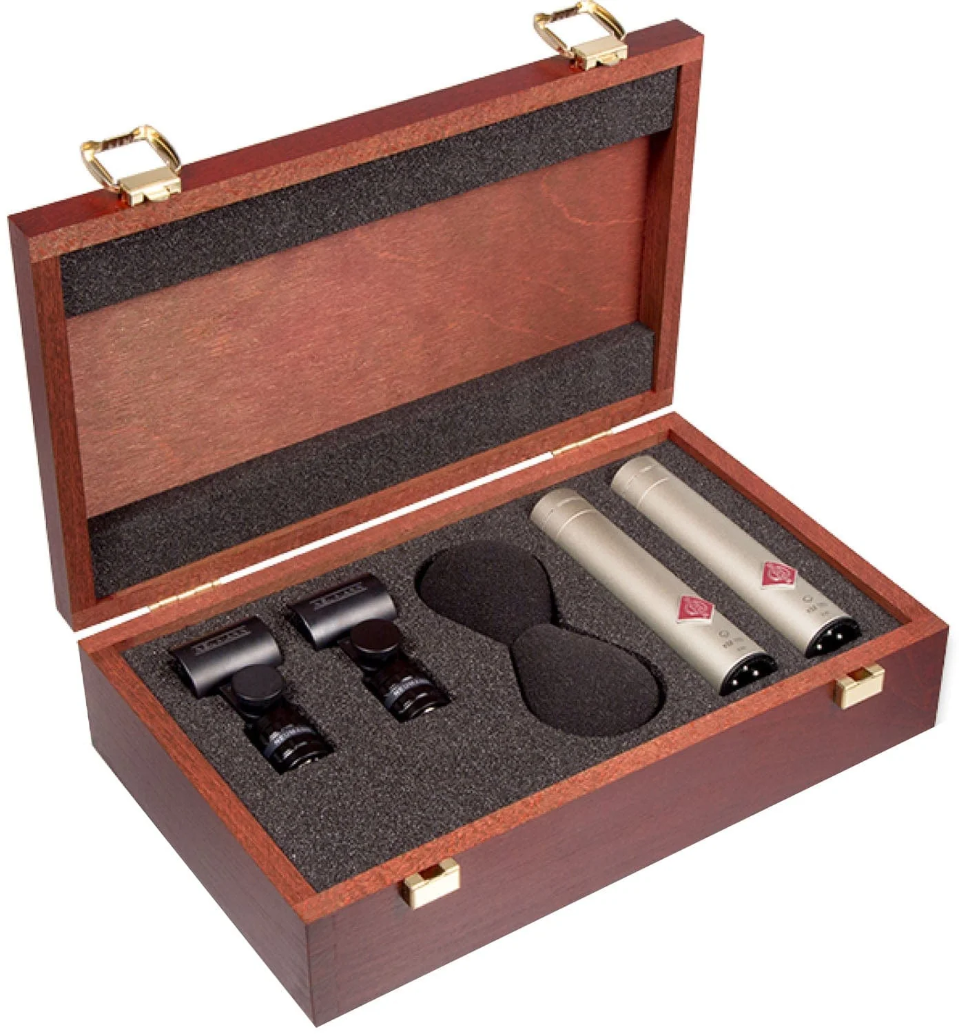 Neumann KM185-STEREOSET Stereo Microphone Set with 2x KM 185 / 2x SG 21 BK / 2x WNS 100 / Box - Image 2