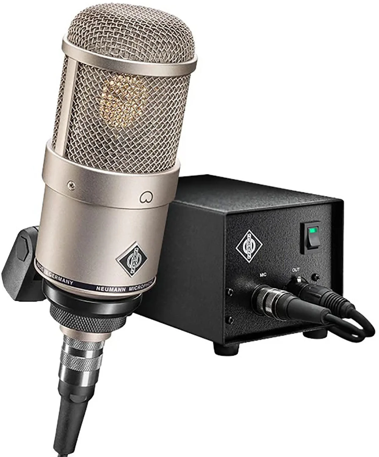 Neumann M 147 Tube Set 117 V Cardioid Tube Microphone with K 47 - Case / KT 8 Cable