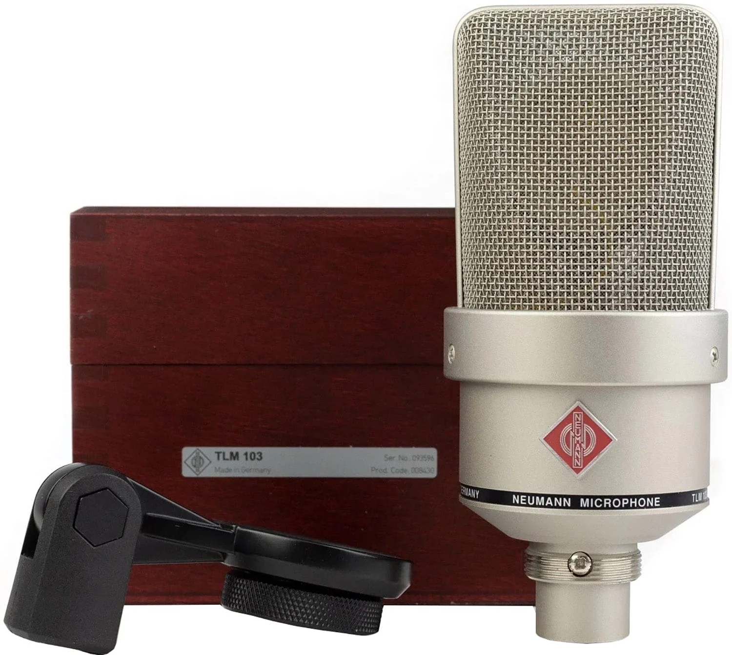 Neumann TLM-103 K 103 Capsule Cardioid Microphone with SG 1 Swivel Mount and Woodbox - Image 4