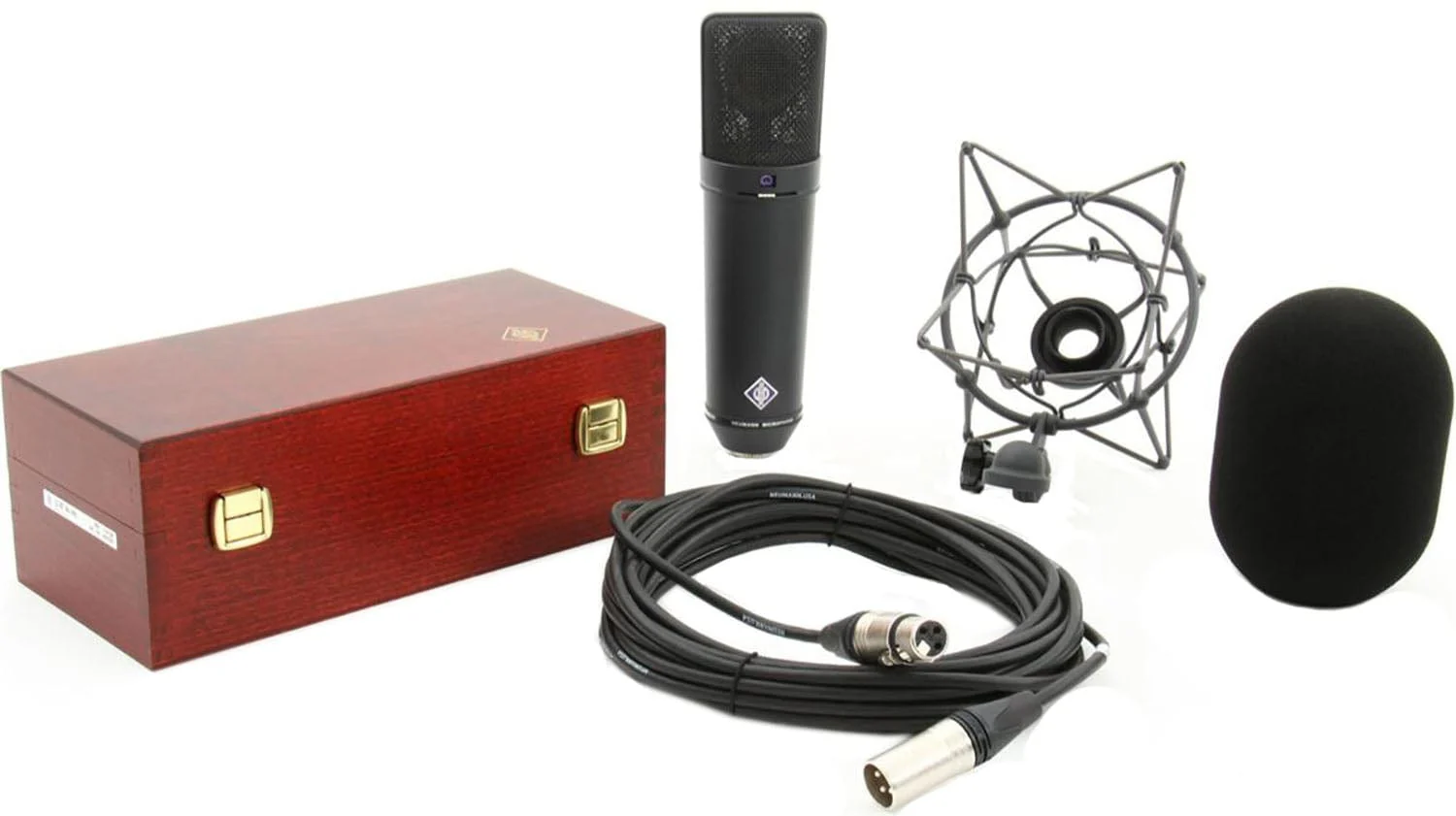 Neumann U-87-AI-SET-Z Set with U 87 AI Microphone / EA 87 Mount / WS 87 Filter / IC 3/25 Cable