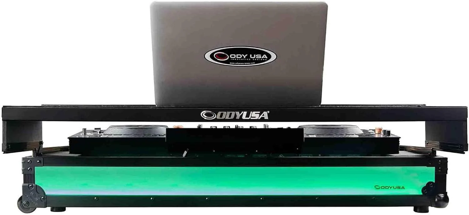 Odyssey FFXOPUSQUADCW1 Pioneer DJ OPUS-QUAD Flight Case with Gliding Laptop Platform and Wheels - Image 4