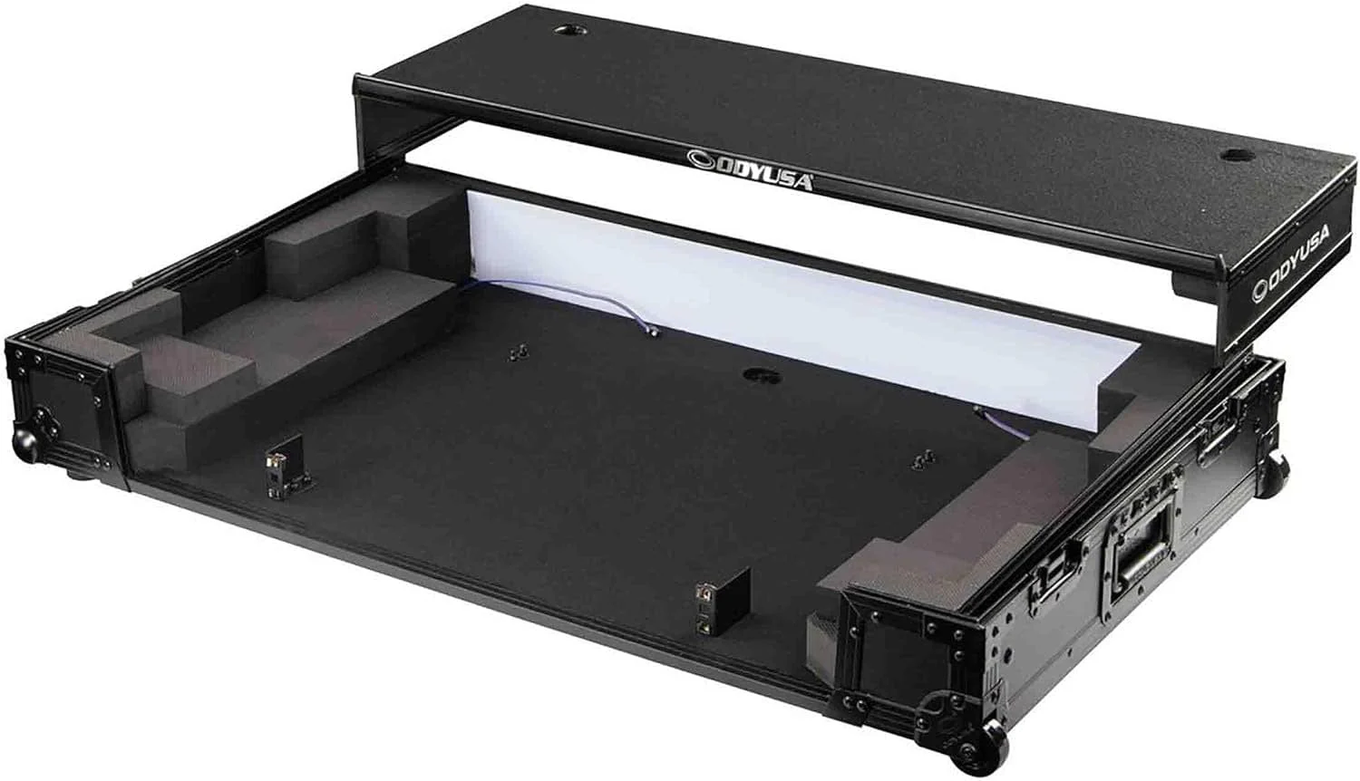 Odyssey FFXOPUSQUADCW1 Pioneer DJ OPUS-QUAD Flight Case with Gliding Laptop Platform and Wheels - Image 5