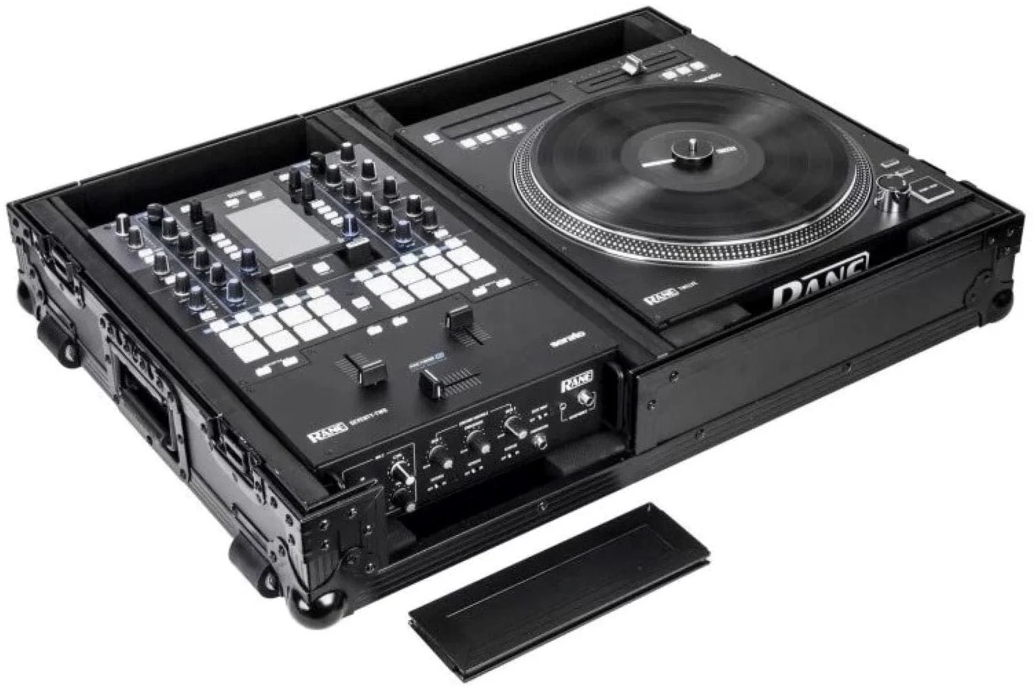 Odyssey FZ1RA1272WBL Black Reversible Rane Twelve and Seventy / Seventy-Two Battle Coffin Case - Image 11