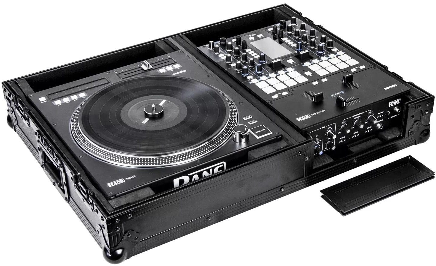Odyssey FZ1RA1272WBL Black Reversible Rane Twelve and Seventy / Seventy-Two Battle Coffin Case - Image 3