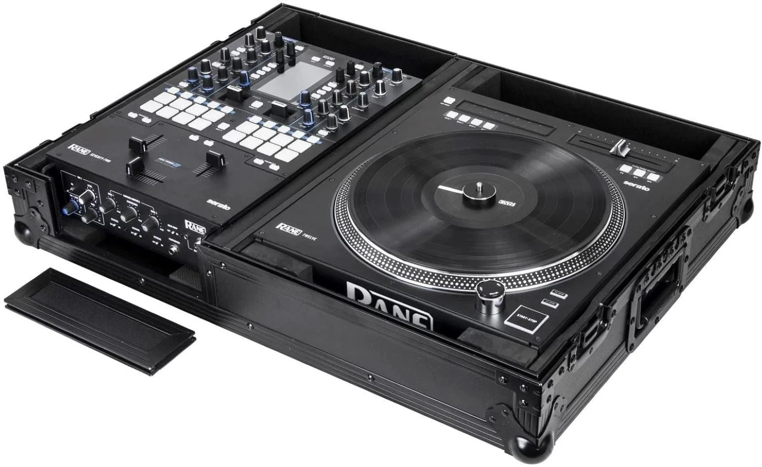 Odyssey FZ1RA1272WBL Black Reversible Rane Twelve and Seventy / Seventy-Two Battle Coffin Case - Image 8