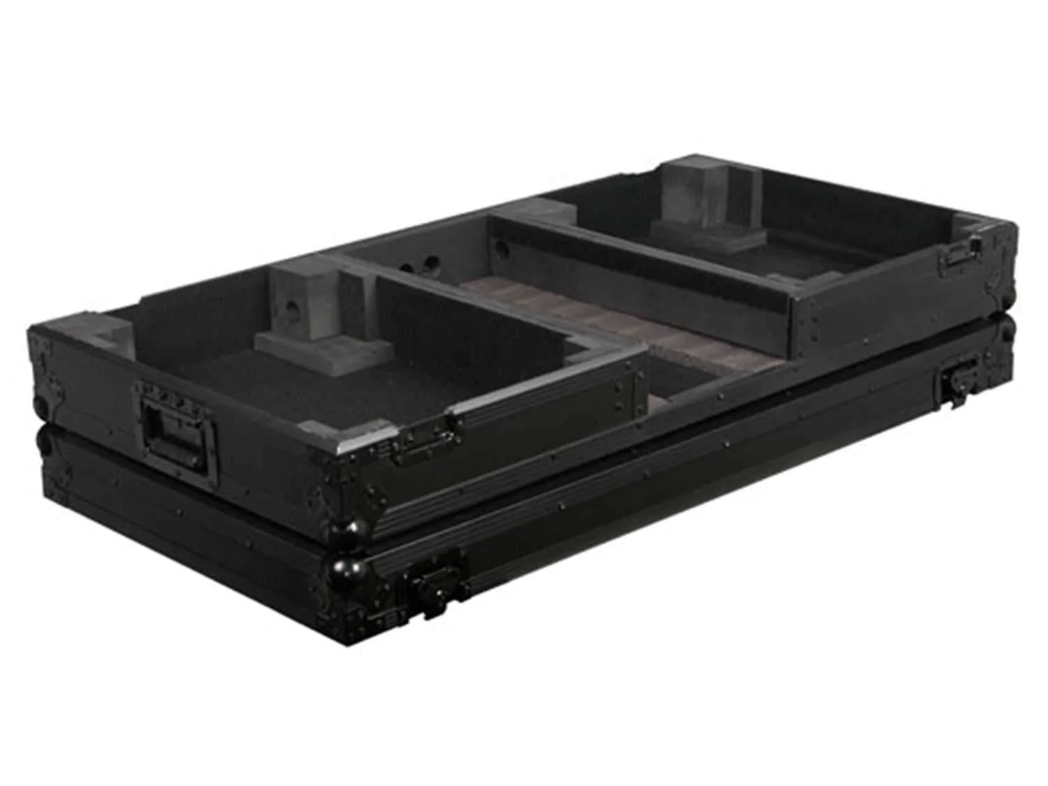 Odyssey FZBM10W-BL Black DJ Coffin Case for 10" Mixer & Turntables - Image 2