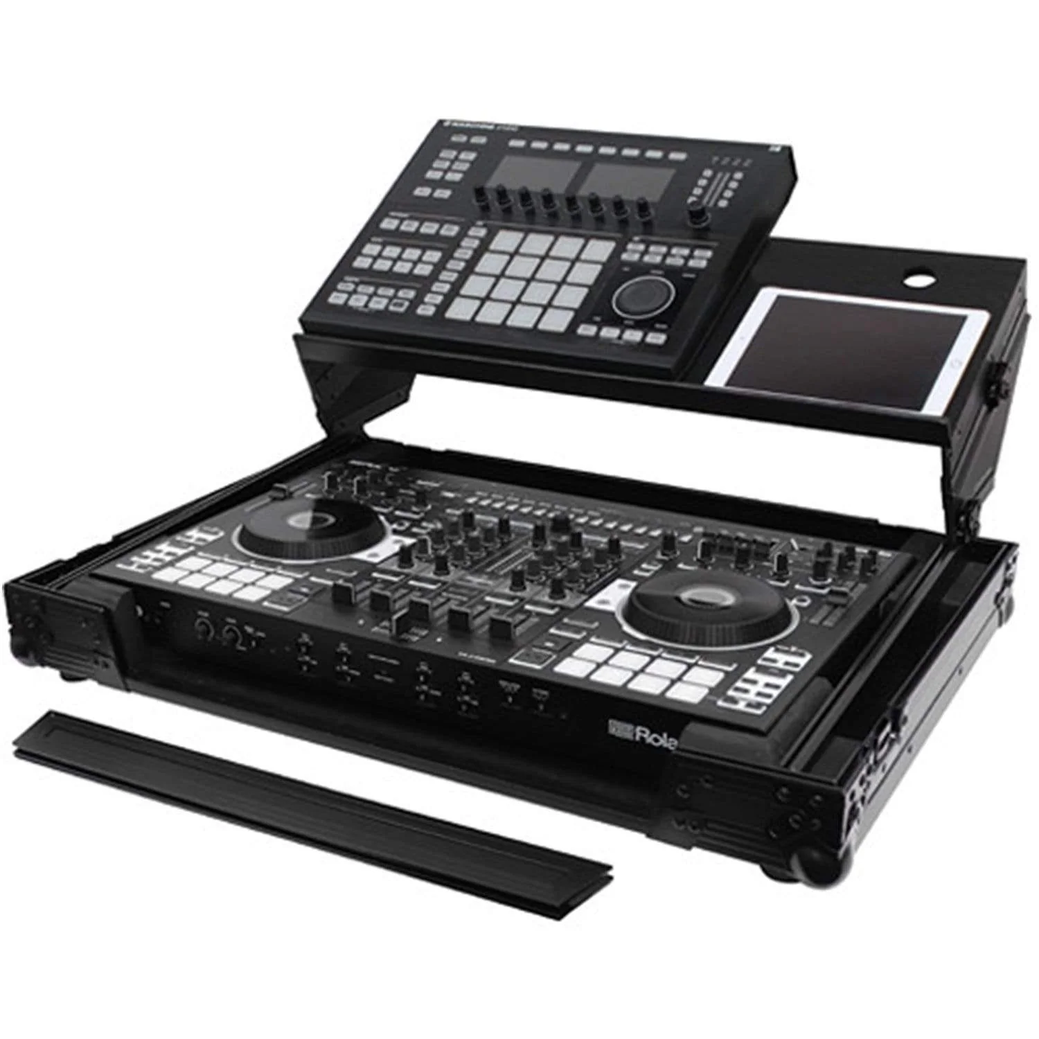 Odyssey FZGSADJ808BL Black Label Angled Case for Roland DJ-808
