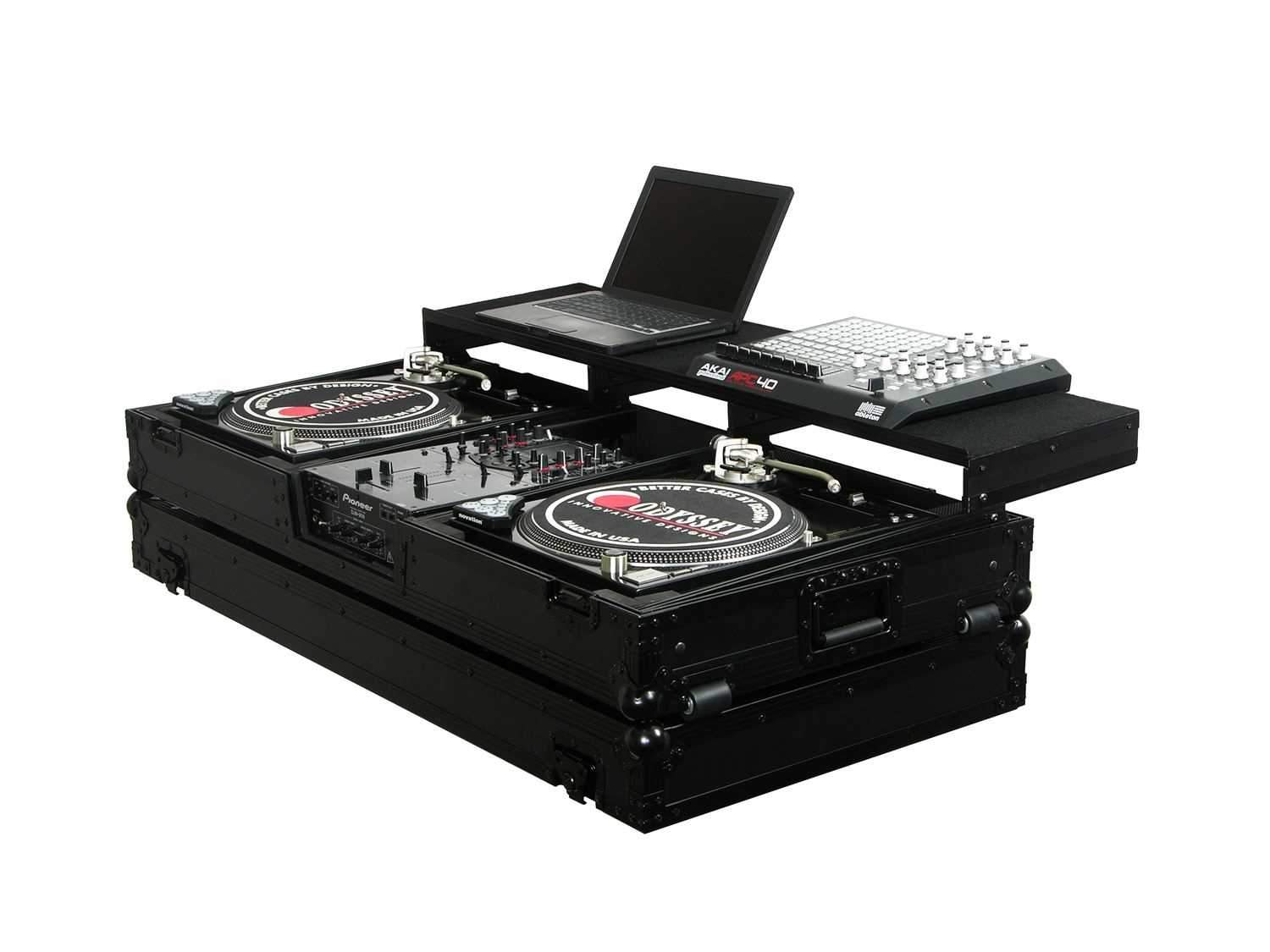 Odyssey FZGSPBM10WBL Remixer Glide Turntable Coffin