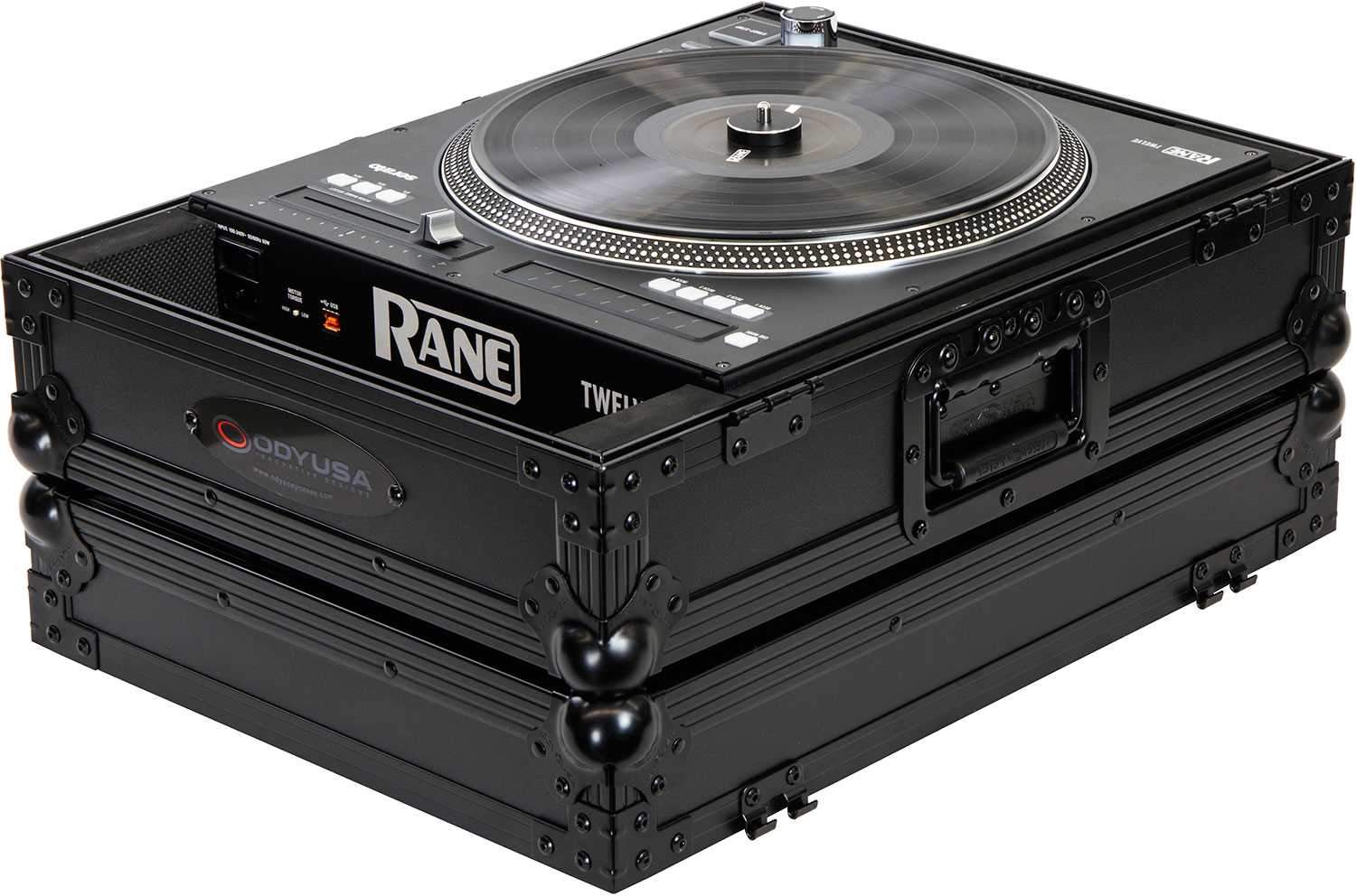 Odyssey FZRANE12BL Black Case for Rane Twelve DJ Turntable - Image 2