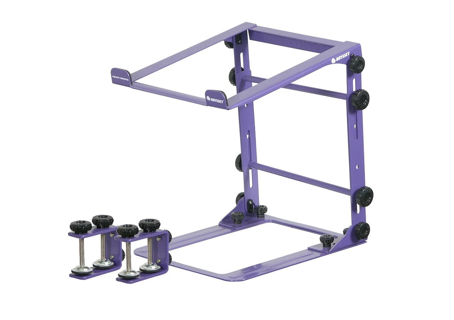 Odyssey LSTANDMPUR Folding DJ Laptop Stand Purple