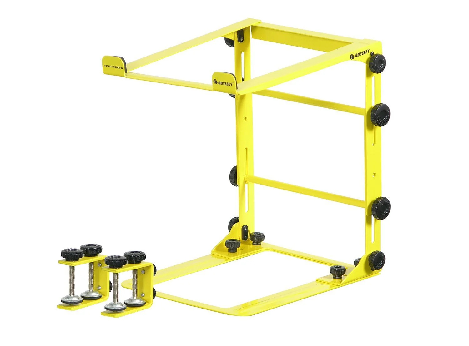 Odyssey LSTANDMYEL Folding DJ Laptop Stand Yellow