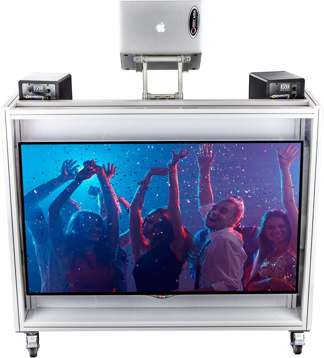 Odyssey MVDJ55W Majestic Rolling VDJ Booth 55-inch