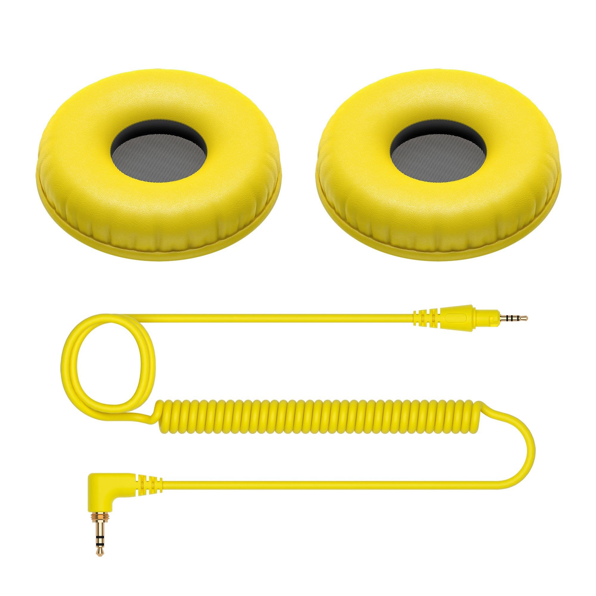 Pioneer DJ CUE1 Series HC-CP08 Accessory Pack Ear Pads and Cable - Yellow