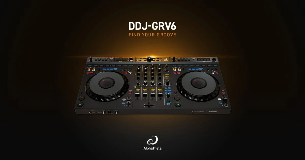 AlphaTheta DJ DDJ-GRV6 4-Channel DJ Controller - Compatible with Rekordbox and Serato DJ Pro - Image 6