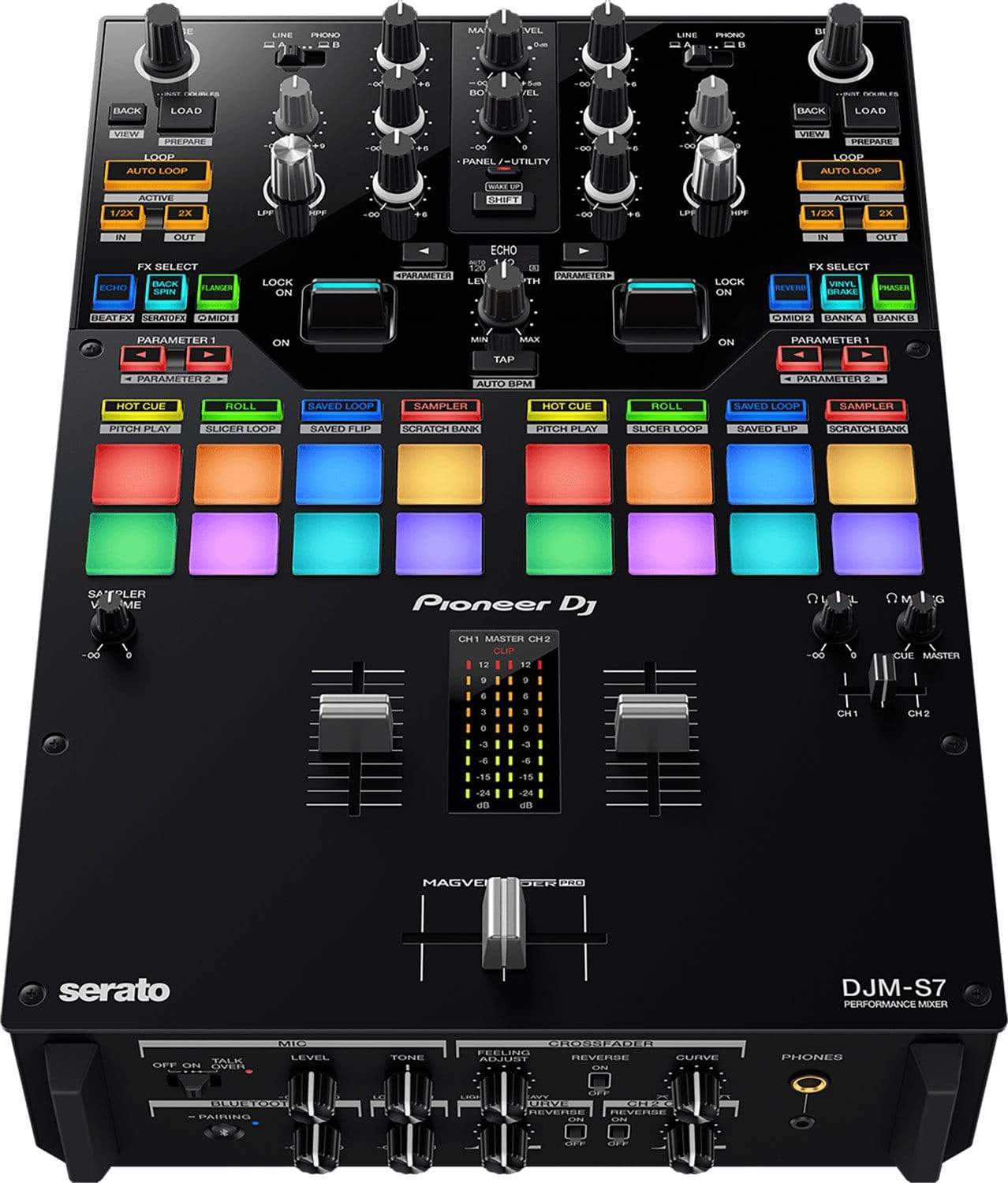 Pioneer DJ DJM-S7 2-Channel Scratch DJ Mixer - Image 4