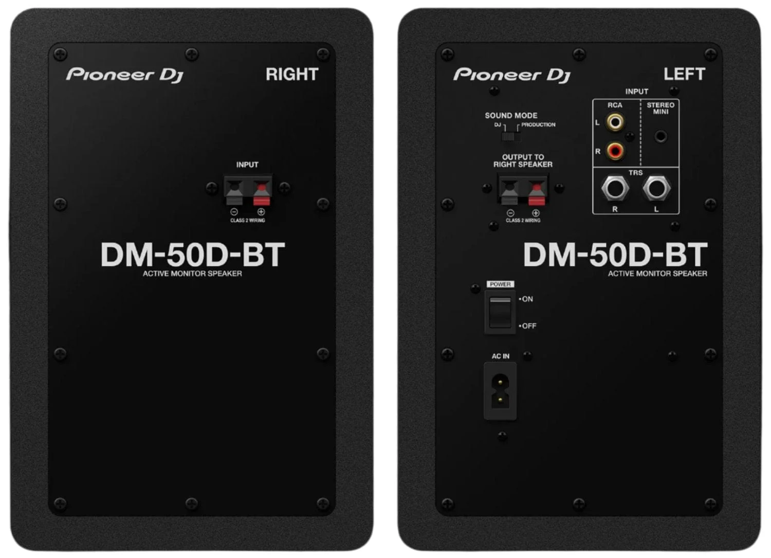 Pioneer DJ DM-50D-BT Active 5" Desktop Monitor/DJ Speakers with Bluetooth (Black) - Image 3