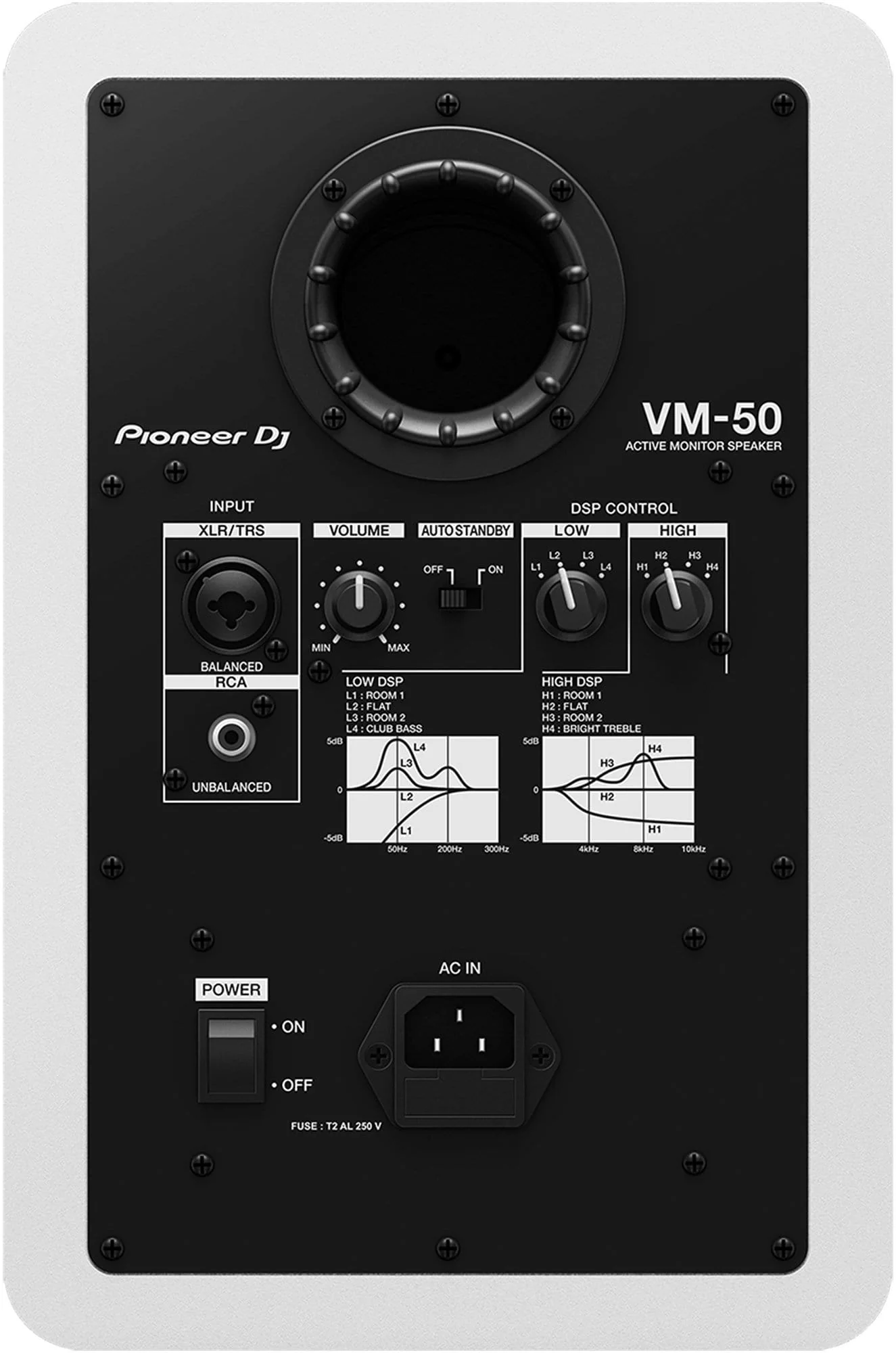 Pioneer DJ VM-50-W 5.25-Inch Active Monitor White - Image 3