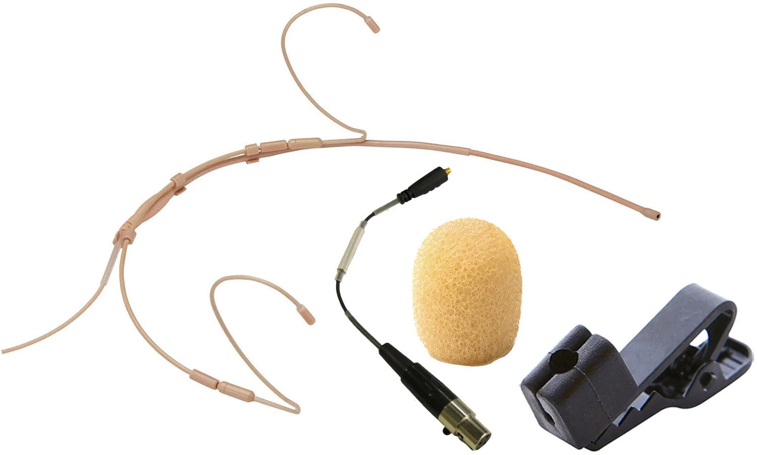 Point Source Audio CO-8WD-XSH SERIES8 Omni Headset Microphone for Shure - Beige
