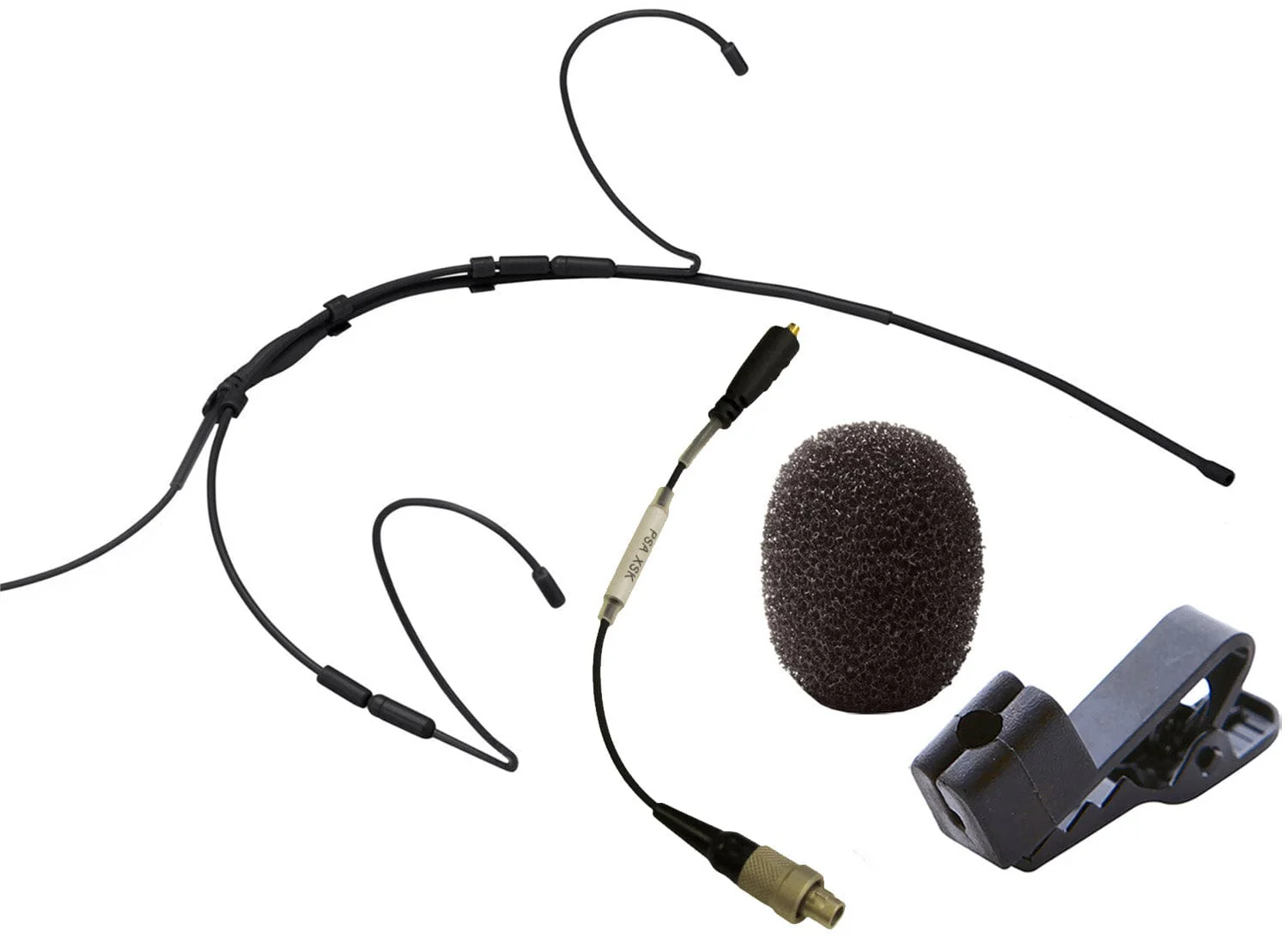 Point Source Audio CO-8WD-XSK SERIES8 Omni Headset Microphone for Sennheiser SK - Black