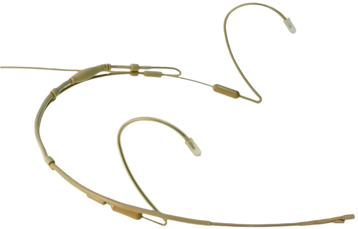 Point Source Audio CO2-8WD-XSK CONFIDENCE Omni Dual Petite Mic Headset for Sennheiser SK - Beige