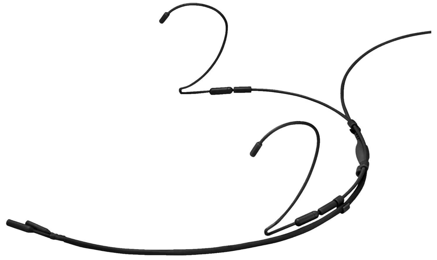Point Source Audio GO2-9WD-SE SERIES9 Omni Dual Mic Headset with 3.5mm Locking Connectors - Black