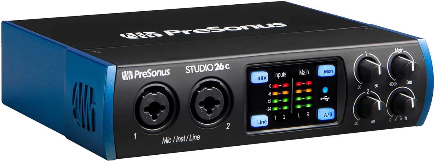 PreSonus Studio 26C 2x4 USB-C Audio Interface - Image 2
