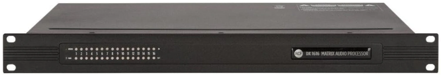 RCF CR 16-ND Control Rack - 10 RU (Includes RDNet Control 8 / DX 1616 Matrix Audio Processor) - Image 4
