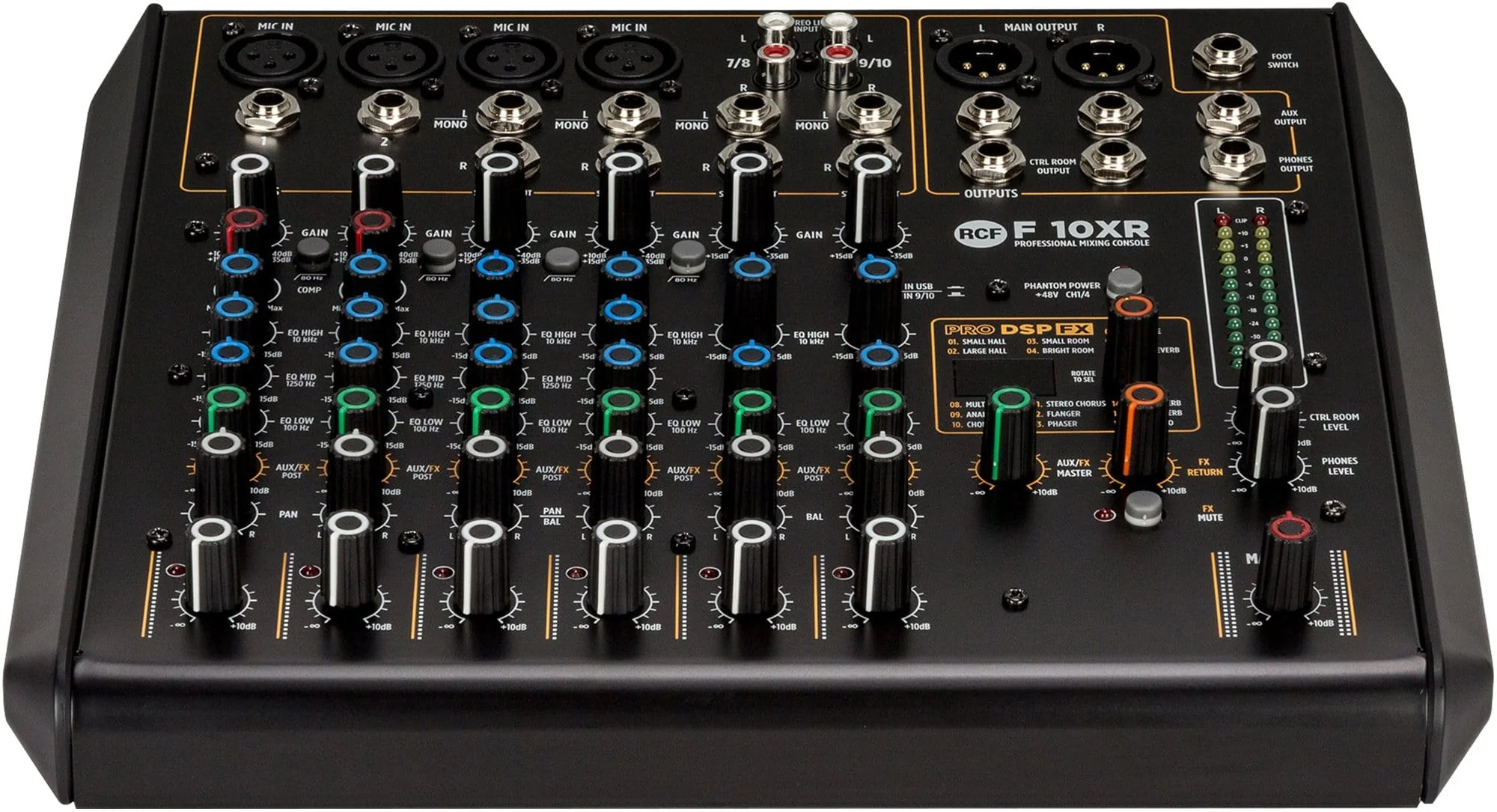RCF F10-XR 10 Channel Mixer with FX and Recording - Image 2