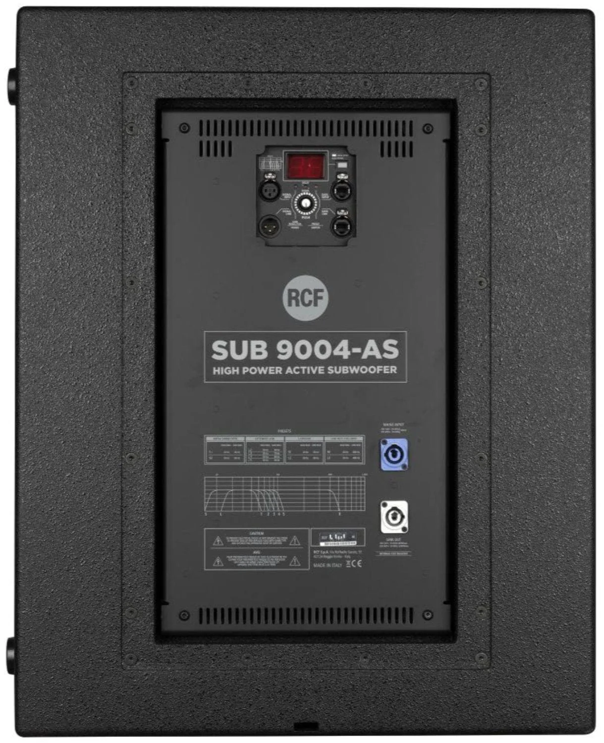 RCF SUB-9004-AS Active 18 Inch 2800 Watt Subwoofer - Black - Image 4