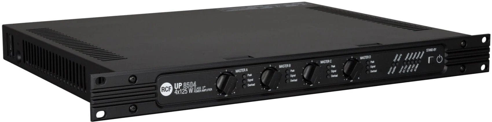RCF UP-8504 Power Amplifier - 4x 125 Watt - Class D (70V/ 4 Ohm/ 2 Inputs Per Channel) - Image 3