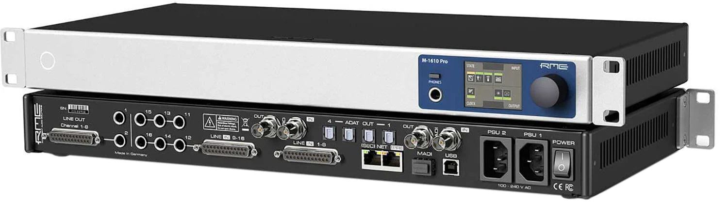 RME M-1610-PRO 16 Input / 8 Output High-End MADI/AVB/ADAT to Analog Converter - Image 3
