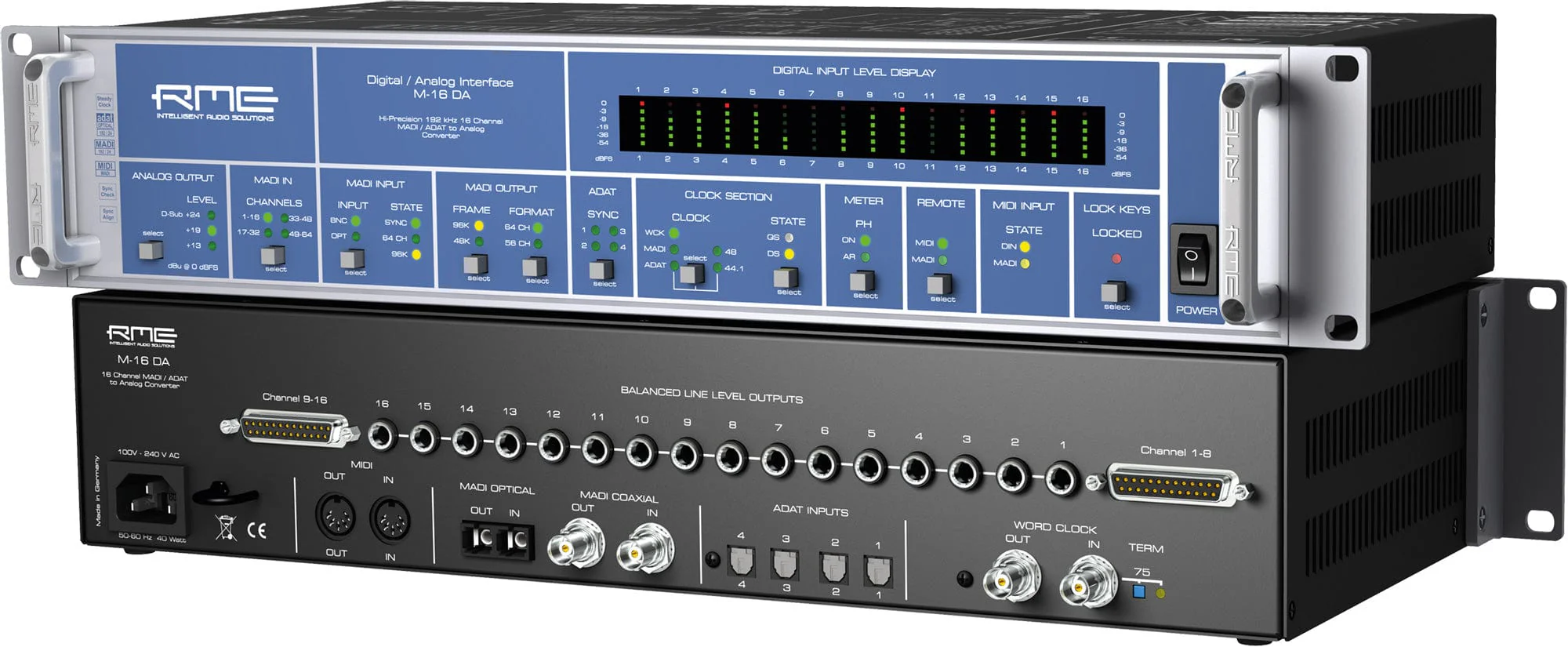RME M16DA 16-Channel High-End MADI/ADAT to Analog Converter - Image 3