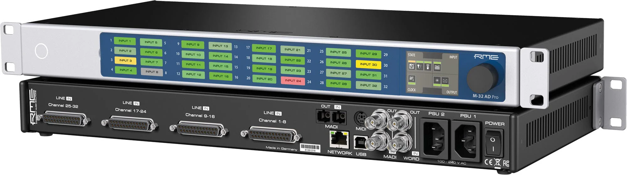 RME M32 AD Pro 32-Channel High-End 192 Kilohertz AD Converter - Image 3