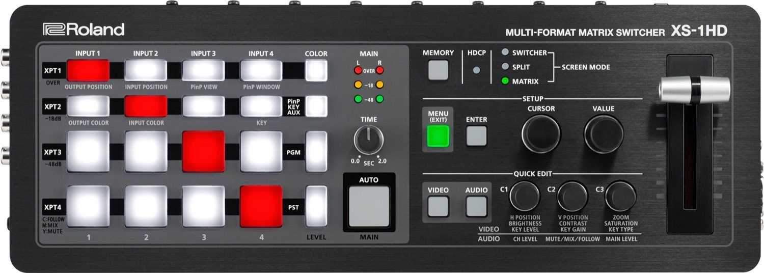 Roland XS-1HD Multi-Format A/V Matrix Switcher - Image 2
