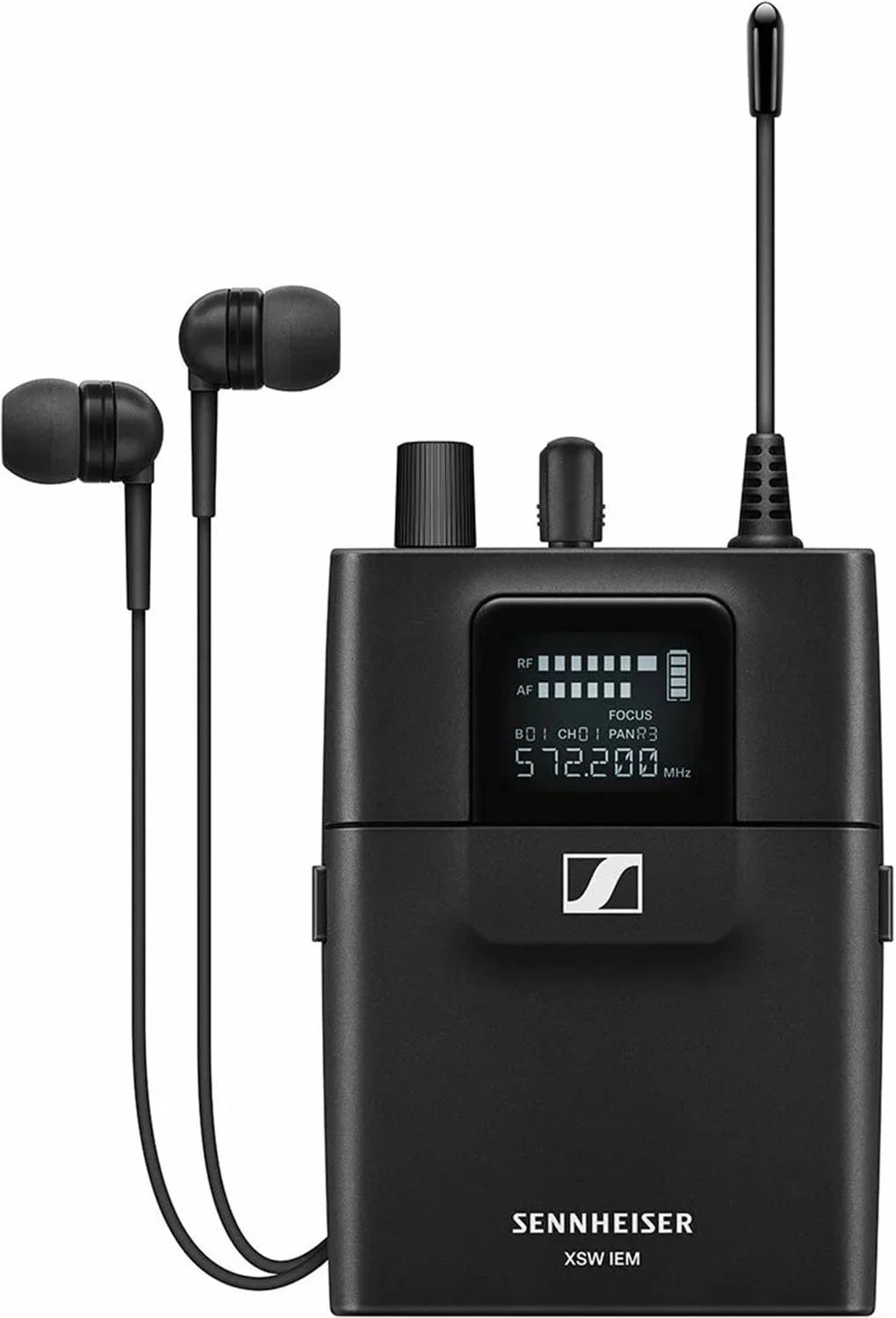 Sennheiser XSW EK In Ear Monitor Belt Pack Reciever and Headphones (572-596MHz) - Image 3