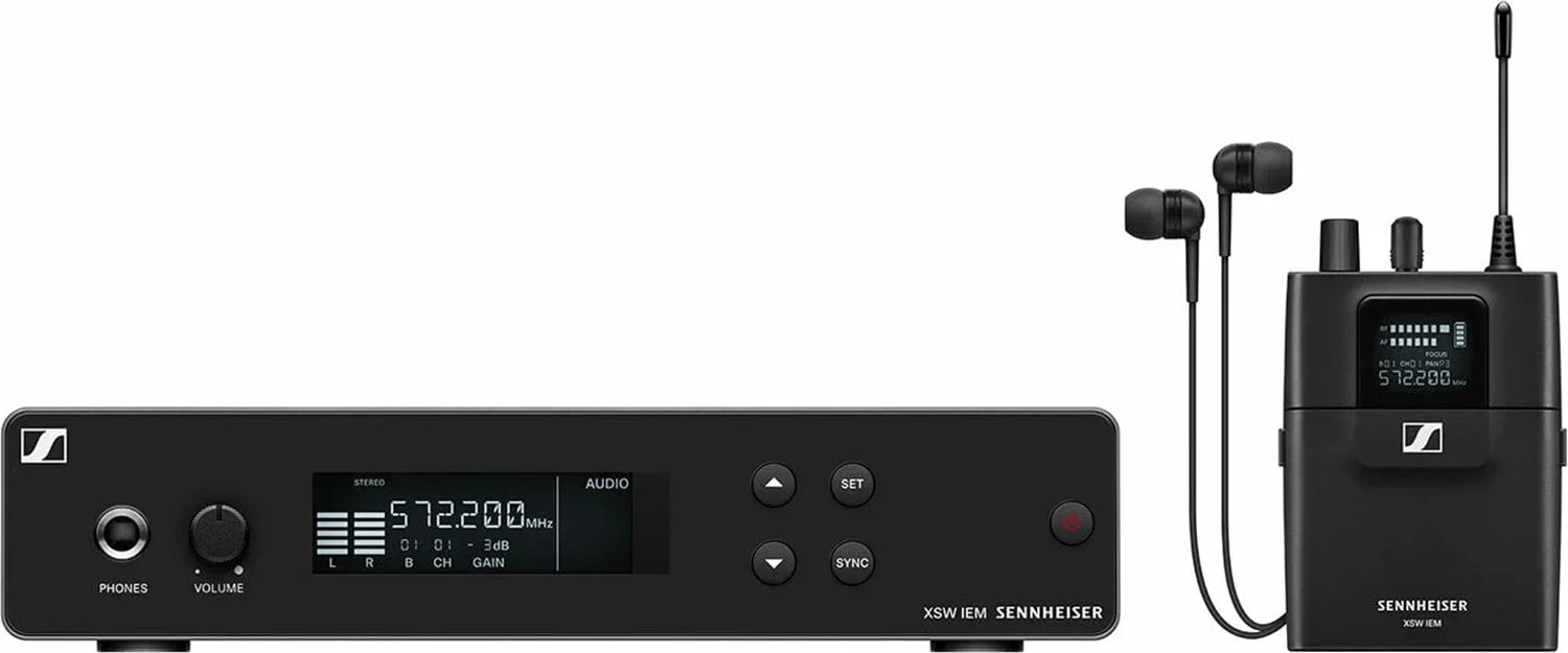 Sennheiser XSW IEM Complete Starter Set for In-Ear Monitoring (572-596 Megahertz)