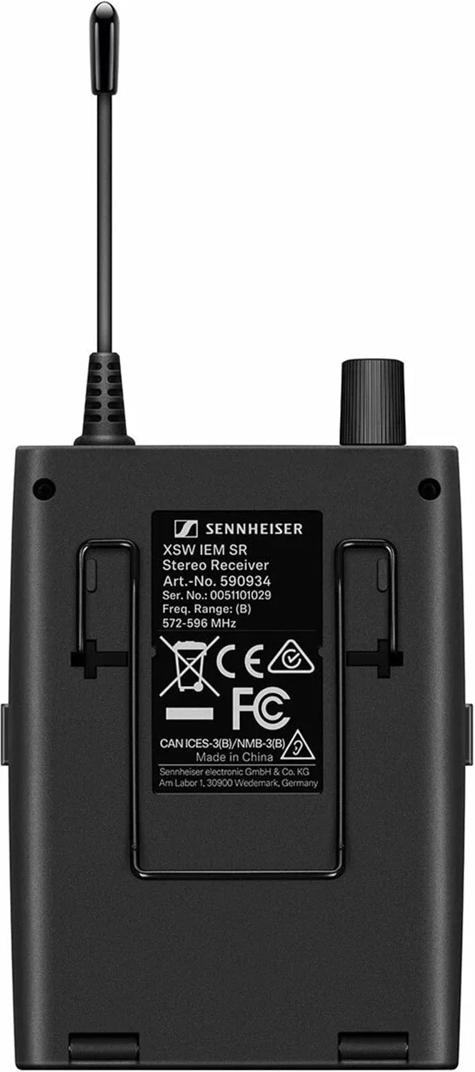 Sennheiser XSW IEM Complete Starter Set for In-Ear Monitoring (572-596 Megahertz) - Image 3