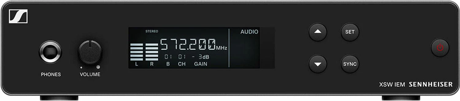 Sennheiser XSW IEM SR Half-Rack Stereo UHF Transmitter (572-596 Megahertz)