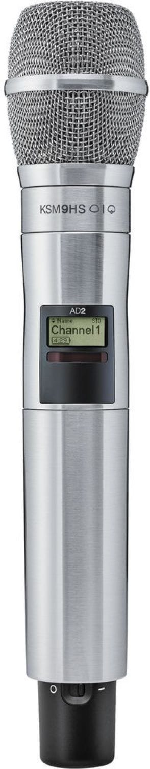 Shure AD2/K9HSN Axient Digital Handheld Transmitter with KSM9HSB Capsule - G57 Band - Nickel