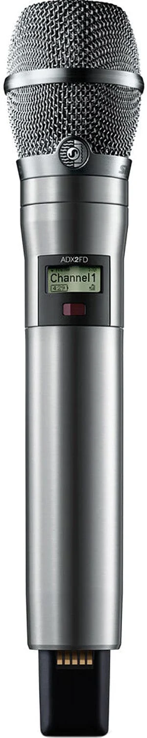 Shure ADX2FD/K11N=-G57 Handheld Wireless Frequency Diversity Microphone - G57 Band - Nickel