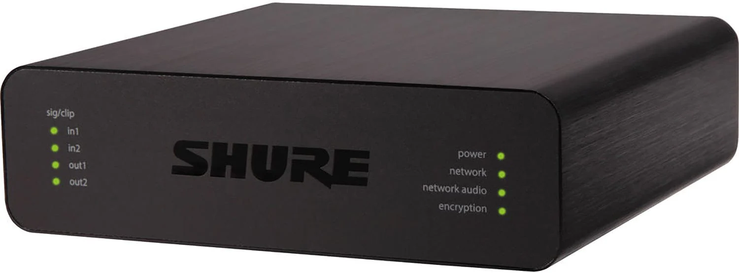 Shure ANI22-XLR 2 Channel In/2 Channel Out XLR Audio Network Interface with Dante